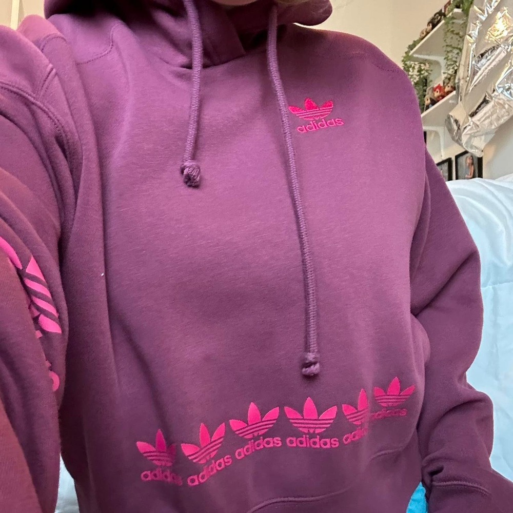 adidas embroidered hoodie